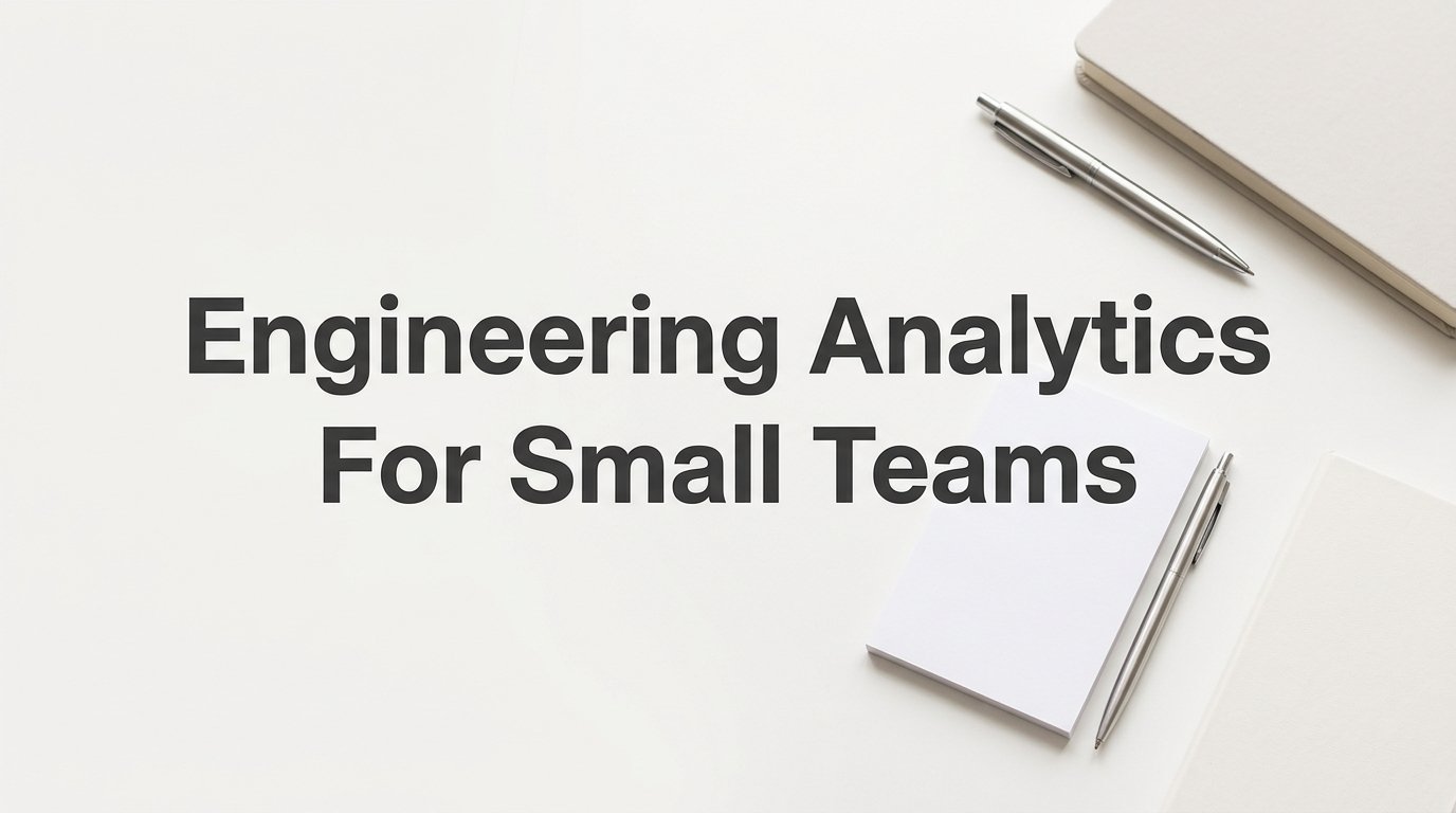 8 Proven Engineering Analytics Strategies for Small Teams
