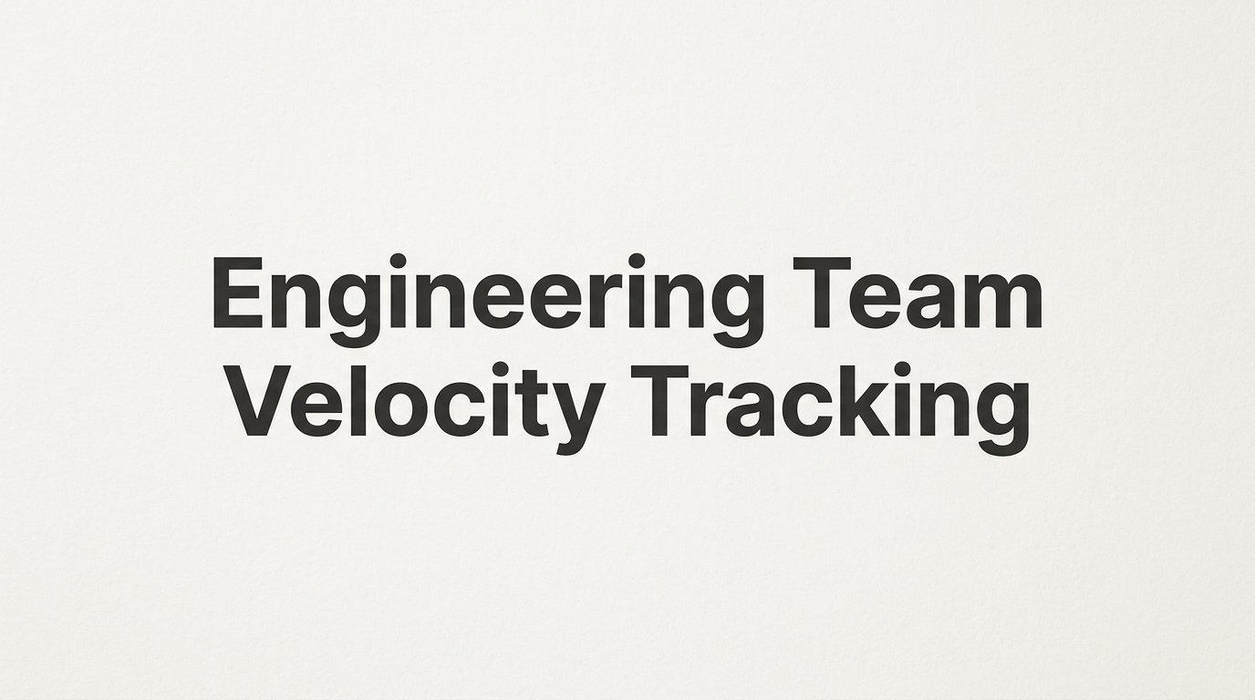 Engineering Team Velocity Tracking: What It Is, Why It Matters, and How to Do It Right